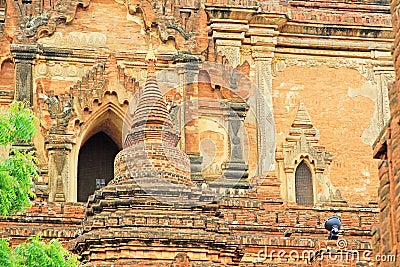 Htilominlo Temple, Bagan, Myanmar Stock Photo