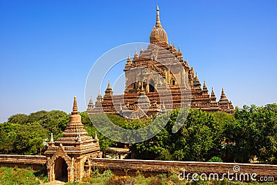 Htilominlo Temple, Bagan, Myanmar Stock Photo