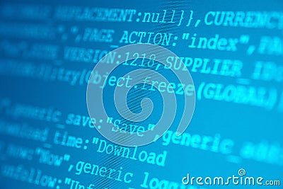 HTML codes Stock Photo