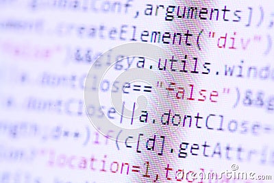 HTML codes Stock Photo