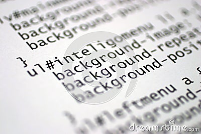 Html tags Stock Photo