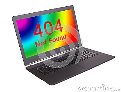 HTTP Status code - 404, Not Found Stock Photo