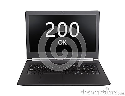 HTTP Status code - 200, OK Stock Photo