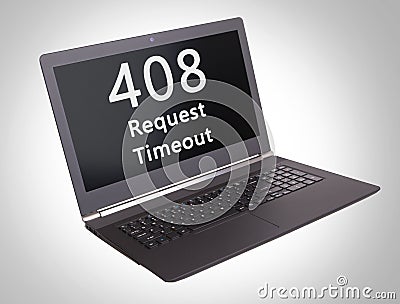 HTTP Status code - 408, Request Timeout Stock Photo