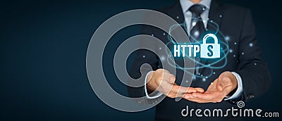 HTTPS concept Stock Photo