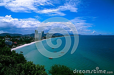 Hua Hin Bay Stock Photo