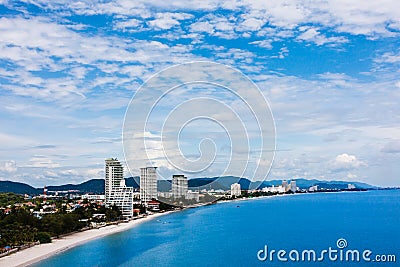 Hua-Hin beach, Thailand Stock Photo