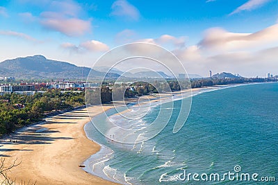 Hua Hin beach, Thailand Stock Photo