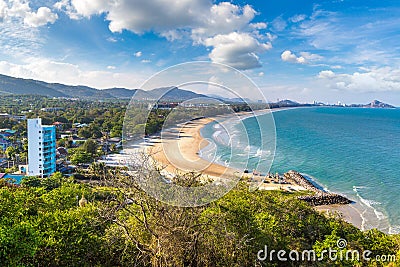 Hua Hin beach, Thailand Stock Photo