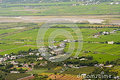 Hualien farmland Stock Photo