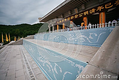 Huang Di Mausoleum Editorial Stock Photo