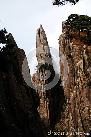 Huang shan Stock Photo