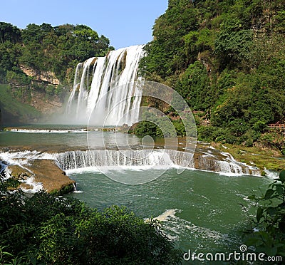 Huangguoshu Waterfall Stock Photo