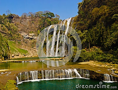 Huangguoshu waterfall 1# Stock Photo