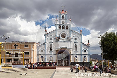 Church Soledad in Huaraz, Peru Editorial Stock Photo