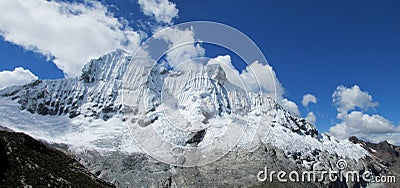 Huascaran mountains near Lake Laguna 69 Stock Photo