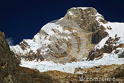 Huascaran Norte Peak Stock Photo