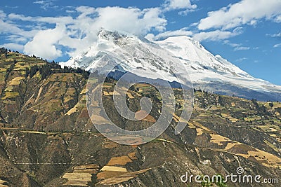 Huascaran peak, Peru Stock Photo