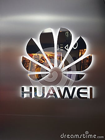 Huawei logo Editorial Stock Photo