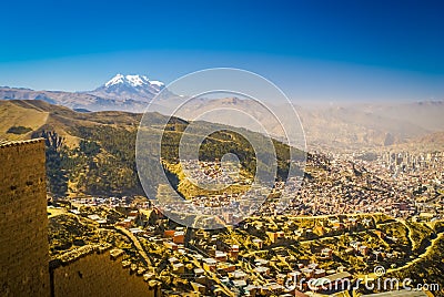 Huayna Potosi in Bolivia Stock Photo