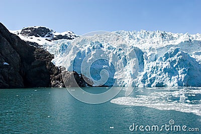 Hubbard Glacier Stock Photo