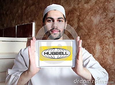 Hubbell Incorporated logo Editorial Stock Photo