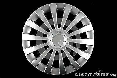 Hubcap isolated Stock Photo