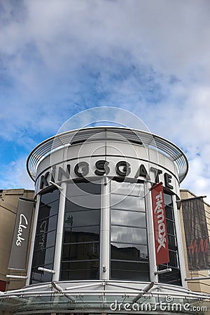 Huddersfield, West Yorkshire, UK, October 2013, view of Kingsgate shopping centre Editorial Stock Photo