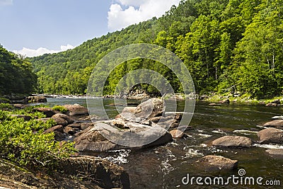 Hudson River Gorge Stock Photo