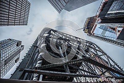 Hudson Yards Construction Stock Photo