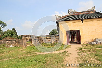 Hue Complex of Hue Monuments in Vietnam Editorial Stock Photo