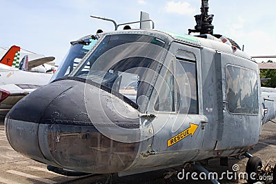 Huey Iroquois Helicopter Stock Photo