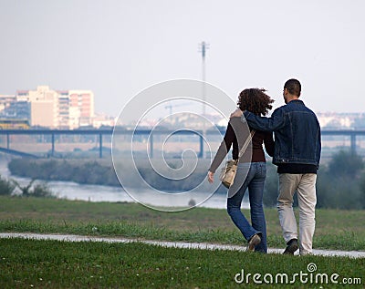 The Hug Walk At Promenade Editorial Stock Photo