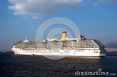 Huge cruisership Stock Photo