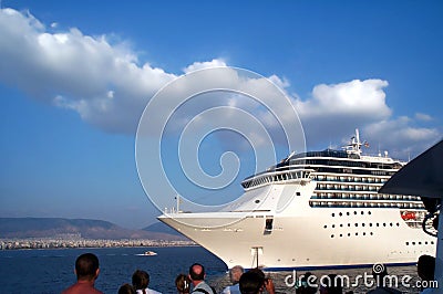 Huge cruisership Editorial Stock Photo