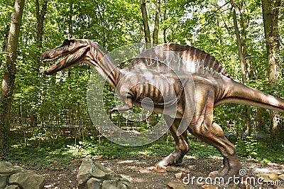 Huge dinosaur Stock Photo