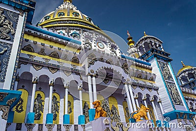 Huge Hindu temple in India Stock Photo