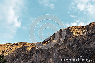 Huge rocky cliff Stock Photo