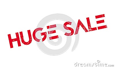 Huge Sale rubber stamp Vector Illustration