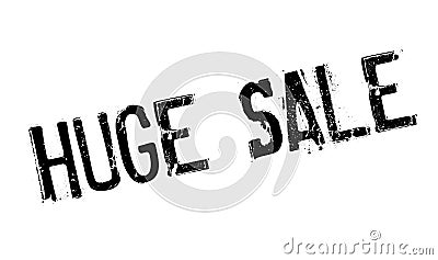 Huge Sale rubber stamp Vector Illustration