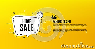 Huge Sale. Special offer price sign. Vector Vector Illustration