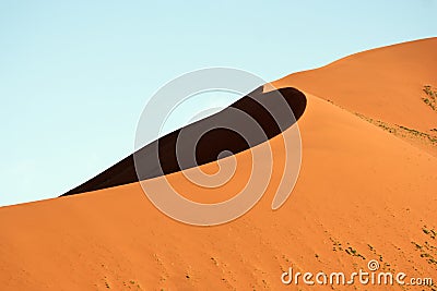 Huge sand dune of Sossusvlei Stock Photo