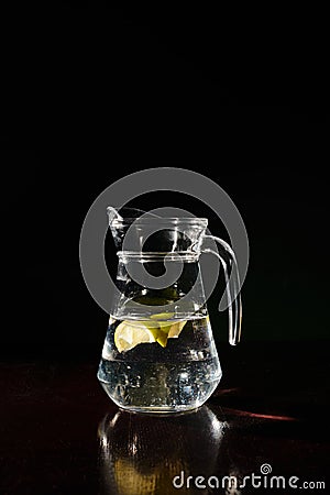 huge thirst quenching and fresh jug Stock Photo