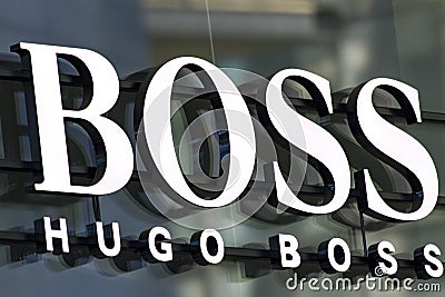 Hugo Boss shop Editorial Stock Photo