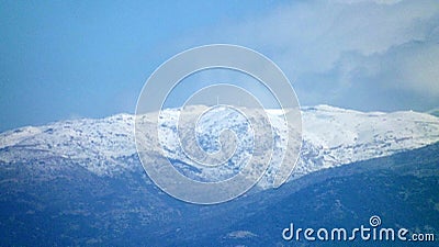 Hula Valley in spring colors. Israel. Stock Photo