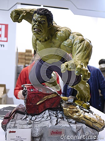 Hulk in The Avengers: Age of Ultron Editorial Stock Photo