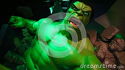 Hulk giant model Editorial Stock Photo