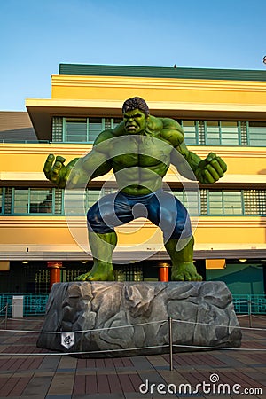 Hulk statue Editorial Stock Photo
