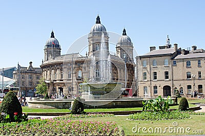 Hull maritime museum with the town park in foreground Editorial Stock Photo