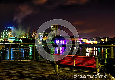 Hull by night Stock Photo